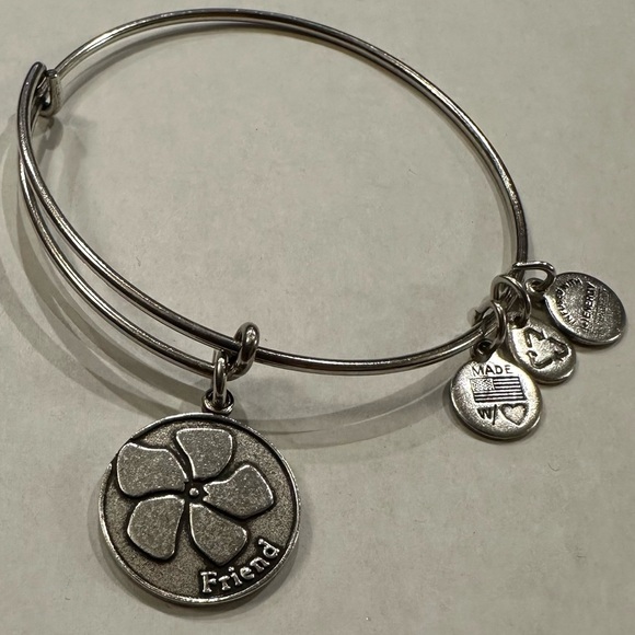 Alex and Ani Friend Charm Expandable Bracelet - Picture 5 of 5